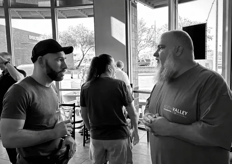 Anthem owners talking at a TAC mixer